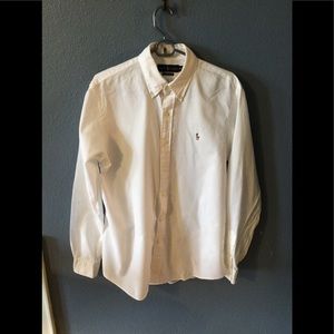 Ralph Lauren Men’s white oxford shirt